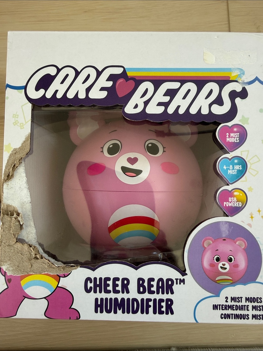 NIB Cheer Bear Humidifier